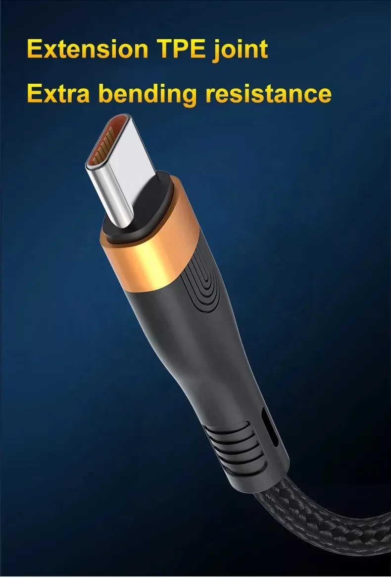 100W 2 in 1 Usb Cable  C to C  8PIN Type C Fast Charging Cable Data Transmission For Mobile Phone Tablet Computer