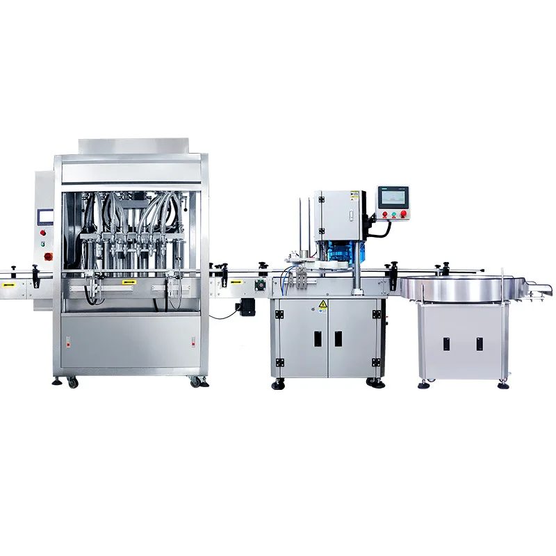 Factory Supplier Cooking Vegetable Olive Edible Oil Palm Bottle Filling Machine Fully Automatic Production Line