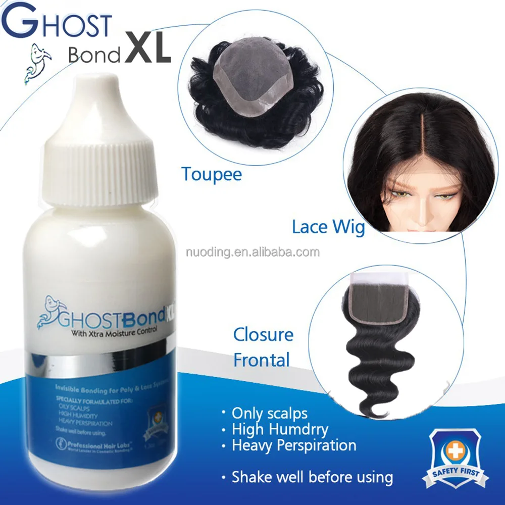 wholesale best super strong gel liquid glue for hair wigs ghost bond glue xl 1.3oz water resistant sticking high grip magic bond