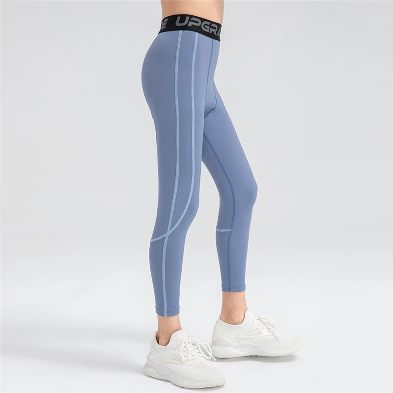 Quick Dry High Elastic Gym Running Sports Basketball Kids Boys Compression Tights Leggings boys compression wear