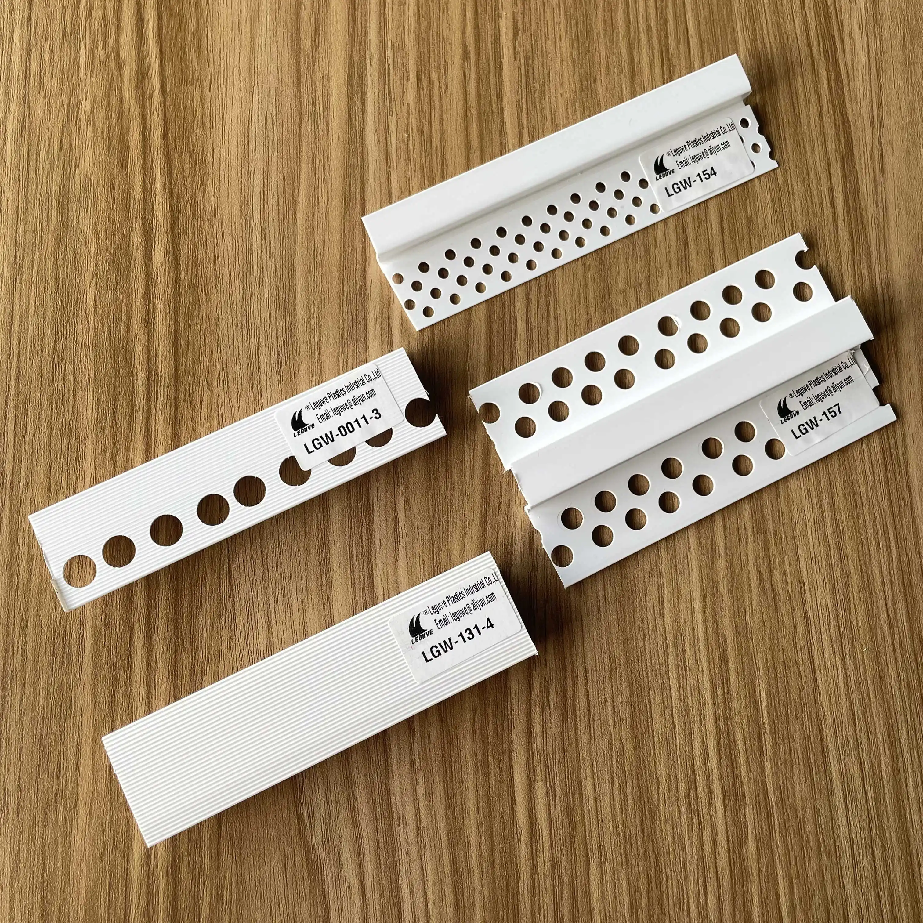 Factory Supply PVC Profile for Building Plastic Ceramic Corner Trim for Marble Edge Decoration