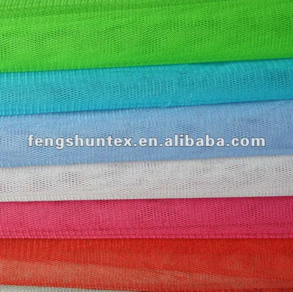 hard hexagon tulle stiff mesh lining fabric for skirts or Wedding dress