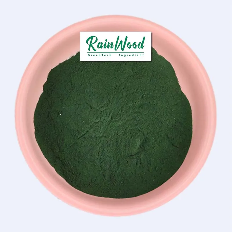 RAINWOOD supply pure spirulina powder green spirulina platensis powder with cheap price