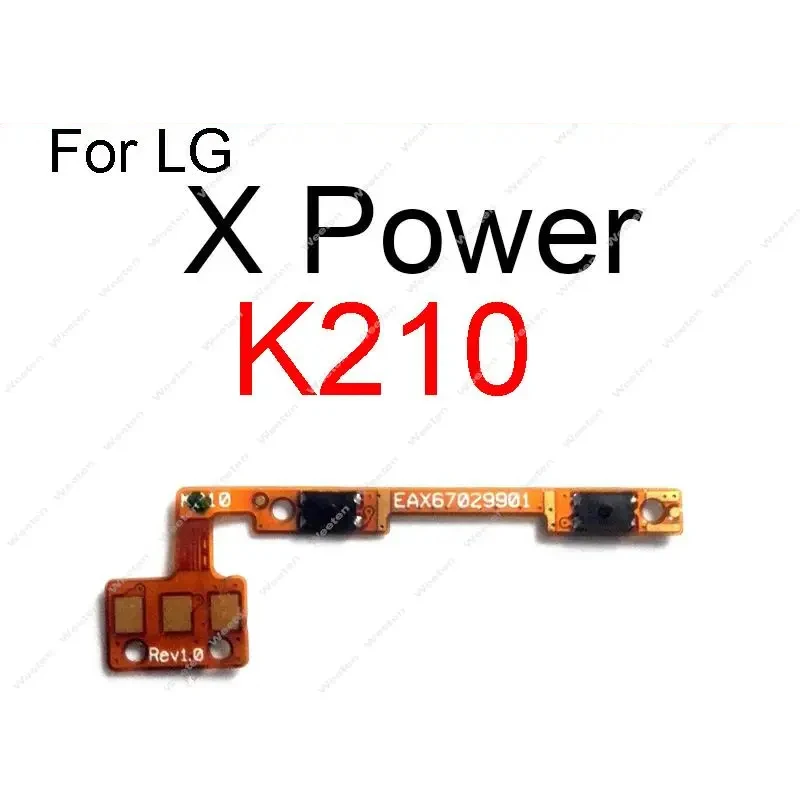 On Off Power Volume Flex Cable For LG X Power 2 X Cam K8 Plus K10 K4 K11 K12 Plus K40 K40S Power Volume Side Button Flex Ribbon