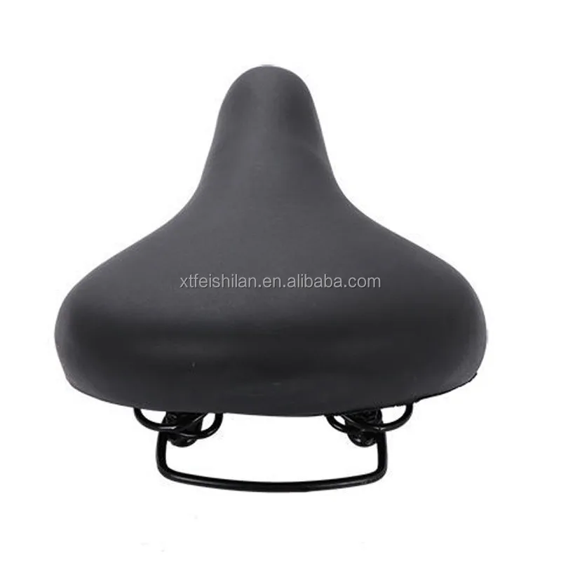 Princess Saddle for Bike Ergonomic Leather and Silicone with PU Foam for Biking Adventures