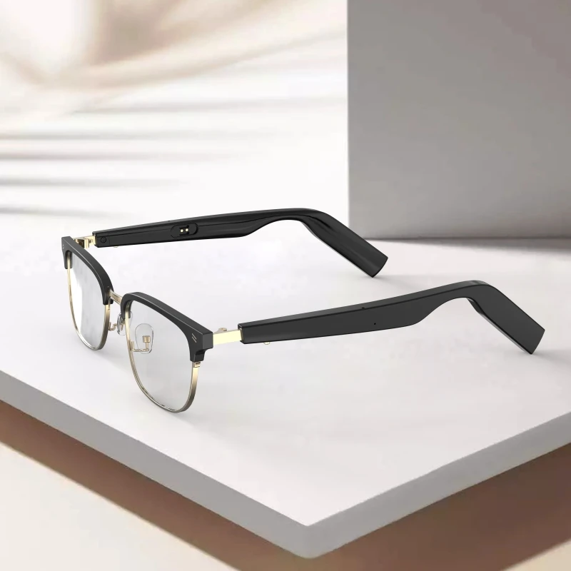 
On stock replaceable frame outdoor IPX4 waterproof wireless bluetooth BT5.0 audio sunglasses stereo smart calling glasses 