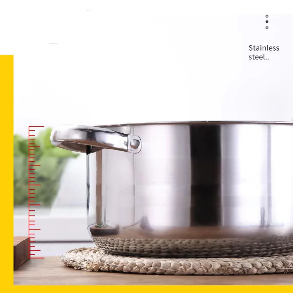 New arrival best seller Stainless steel 5 piece set chef classic stainless steel pot cookware series for cooking