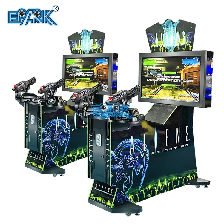 Factory Price Coin Operated 2 Players 42 Inch Video Arcade Machine Aliens Shooting Extermination Game