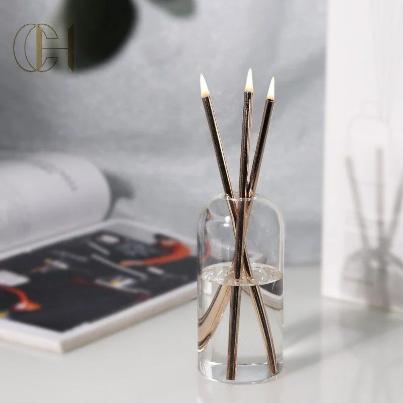 OEM Metal Stick Candles Fragrance Oil Candle Everlasting Candles Without Wax