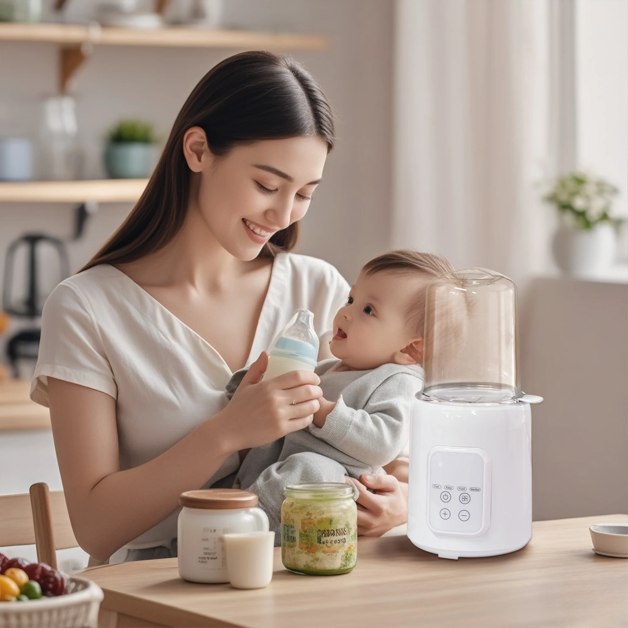2024 New launch High quality bottle warmer& Adjustable milk heater Multi-functional baby bottle warmer  for newborn baby form