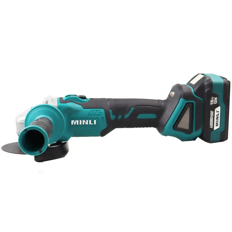 Brushless Lithium Angle Grinder Cordless Cutter High Power Grinder