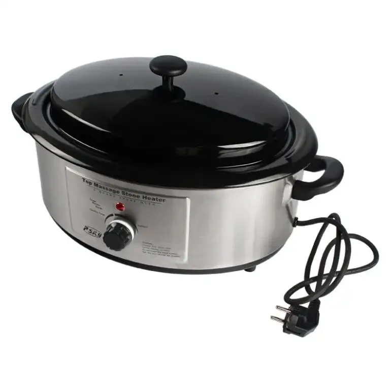 New Stainless Steel Black Hot Stone Heater Body Spa Basalt Massage Stones Warmer For Home Use