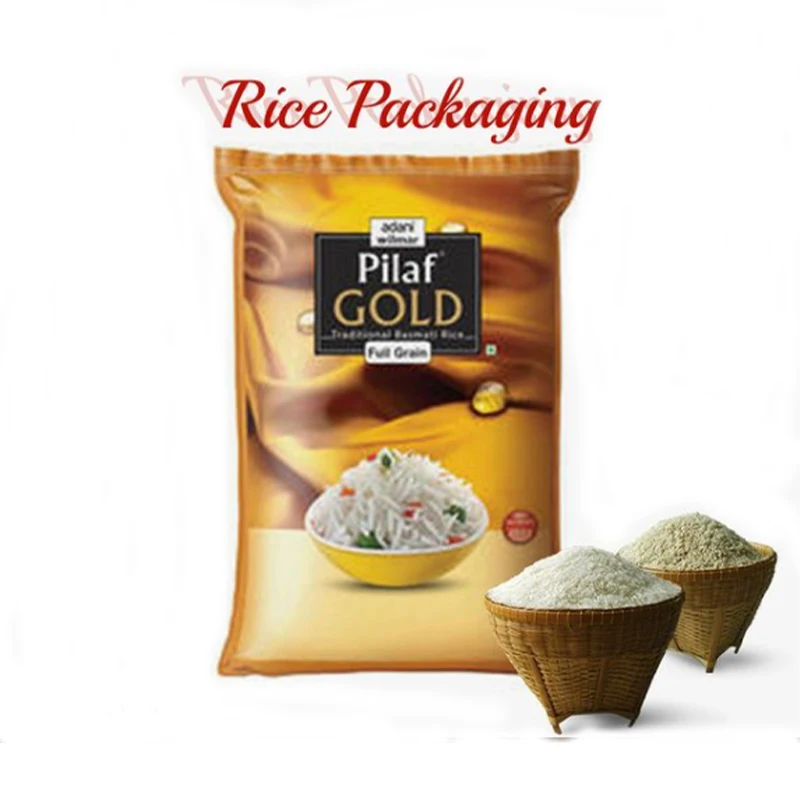 Recyclable Low price Wholesale plastic rice bags 15kg 25kg 50kg price for laminated rice 50 kg rice package bag