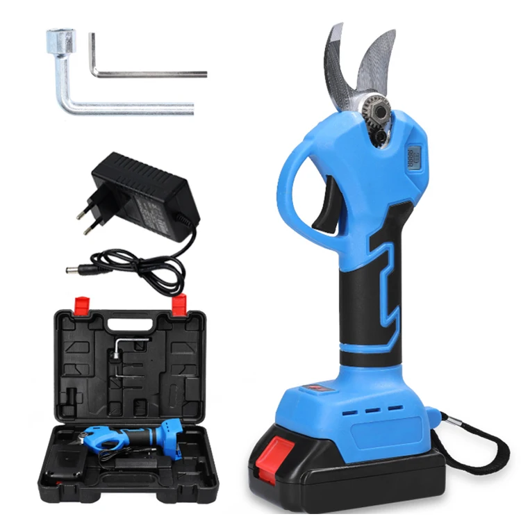 FDJD-4 Made in China professional cordless electric pruning shears garden tree pruning shears 20V powerful with digital display