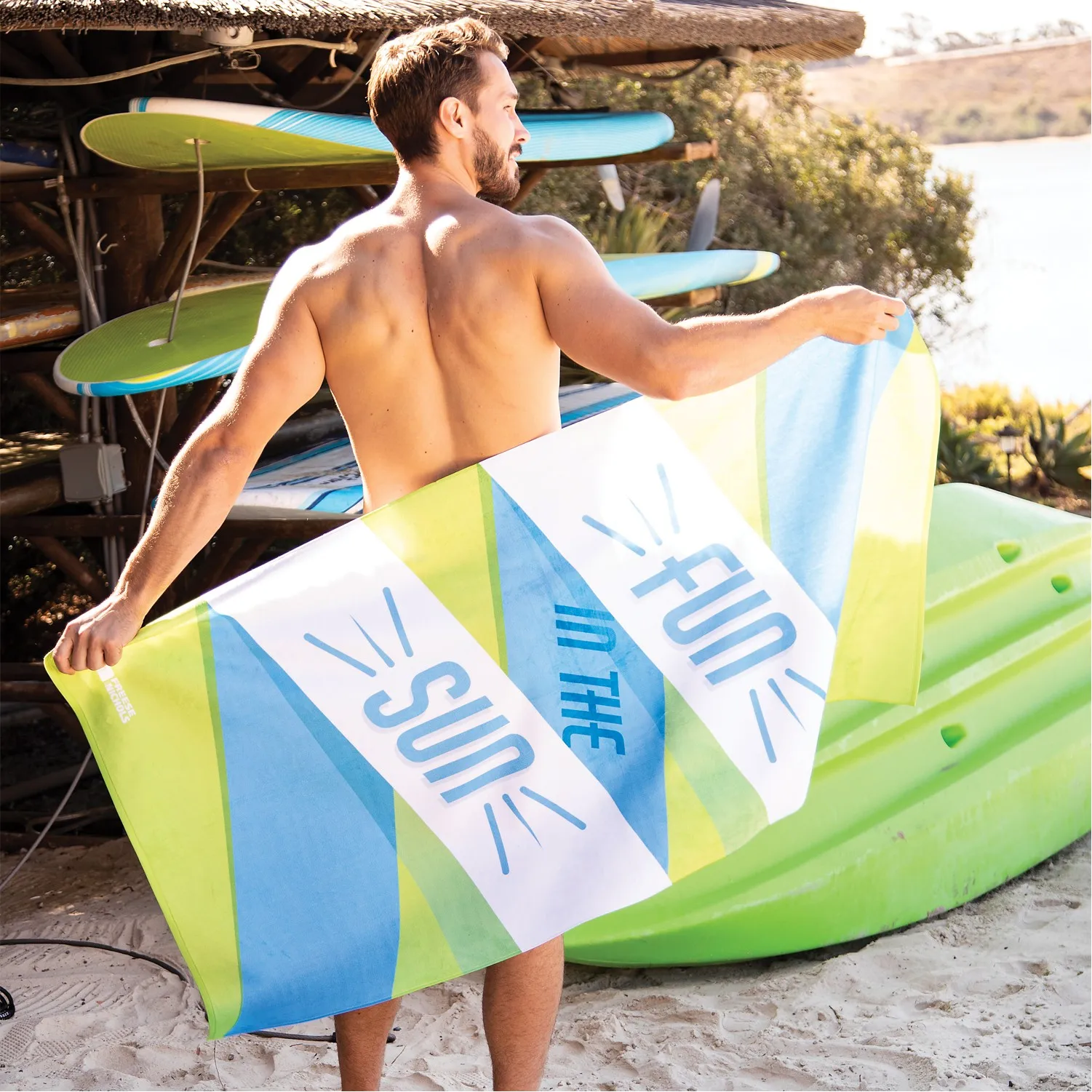 Customized Design Heat Transfer Printing Cotton Beach towel
