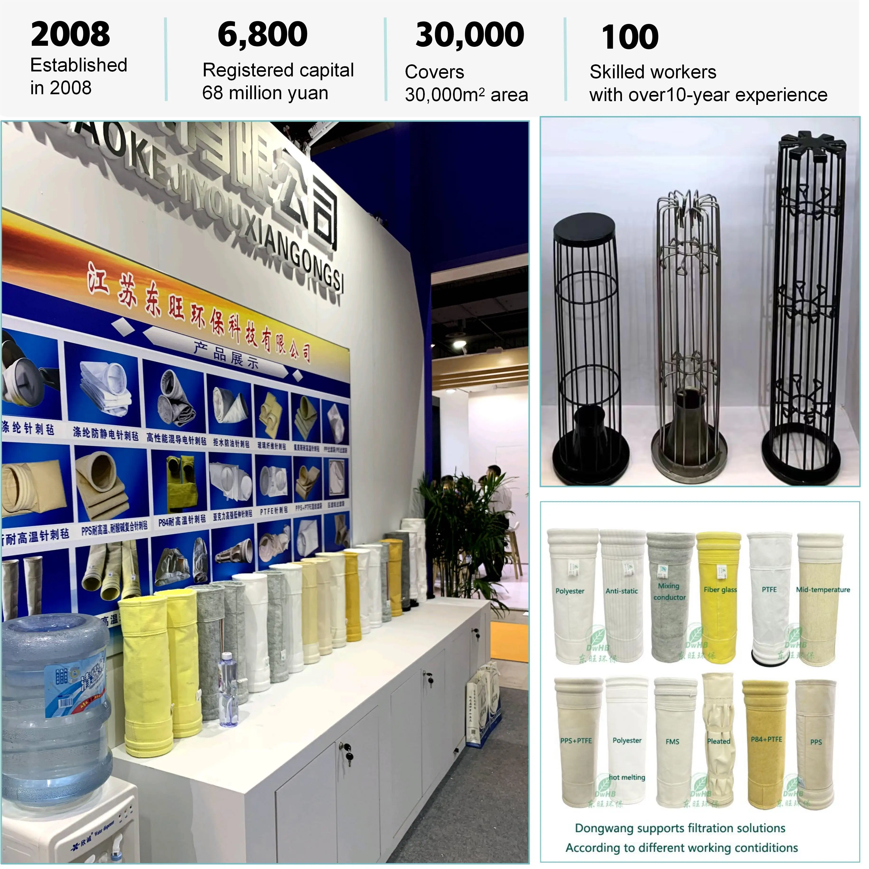 Factory direct price low cost supply galvanized steel filter bag cage for dust collector