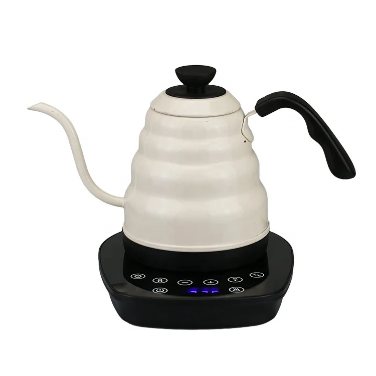 Stainless steel electric kettle Hand washed kettle electric intelligent thermostatic coffee Gooseneck electric water kettle