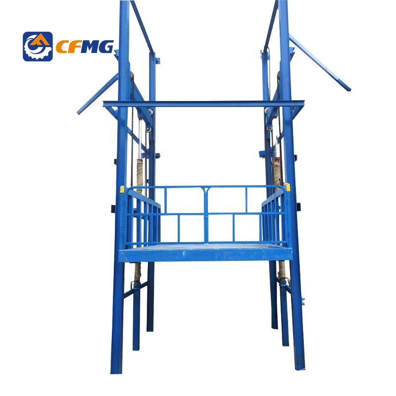 10ton industrial good lift car lift freight elevator guide rail cargo lift manufacture