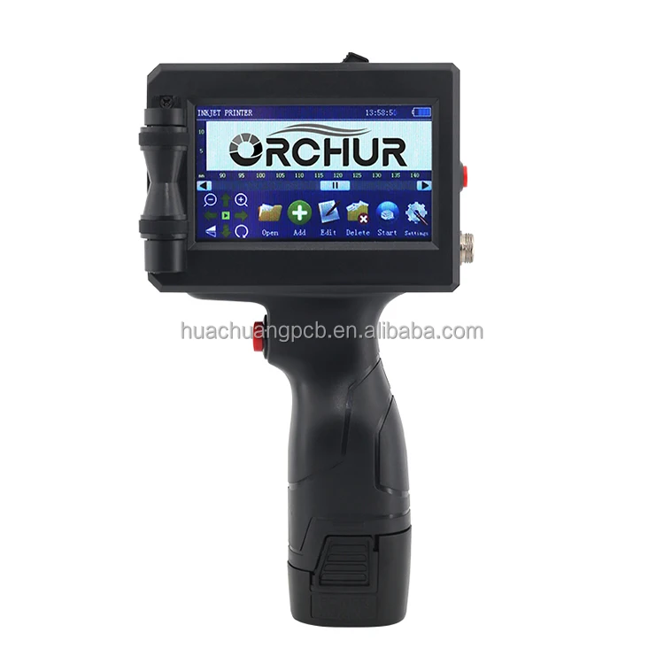 Factory Supply English Production Date Number Logo Expiry Date Label Plastic Carton Handheld Inkjet Printer