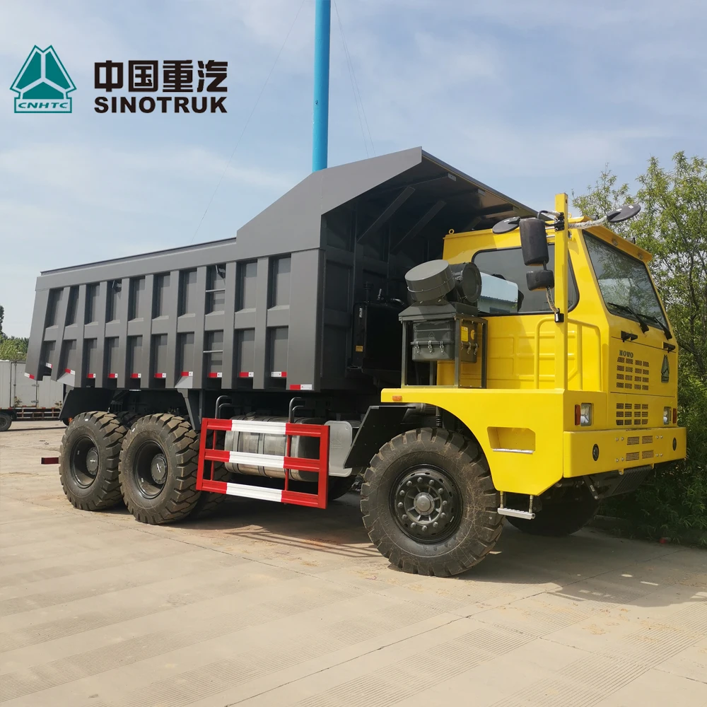 SINOTRUK Howo Series Mining King 371hp 420hp Low Price Off Road Mining Dump Truck 70T Payload Chinese Truck  For Sale