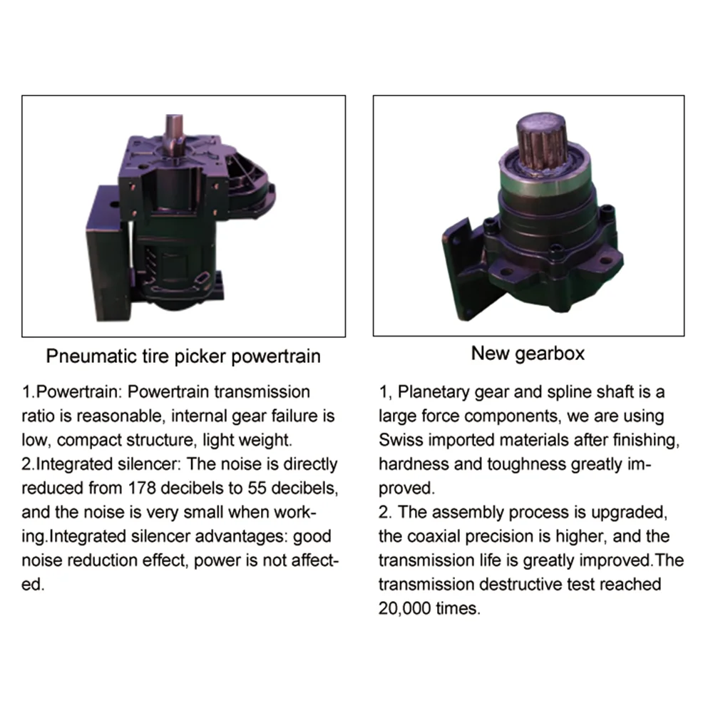 Tire repairing tools pneumatic truck tire changer vacuum tire changer for truck