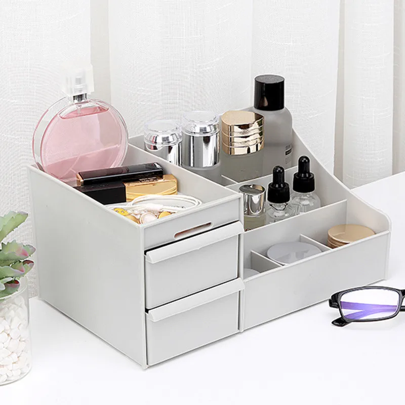 
New multi color size make up organizer acrylic desktop make up holder storage stackable space saving organizer 