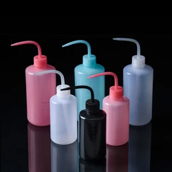Safety LDPE Wash Bottle Economy Plastic Squeeze Bottle for Medical Label Tattoo Bottle Lab Tip Liquid Storage