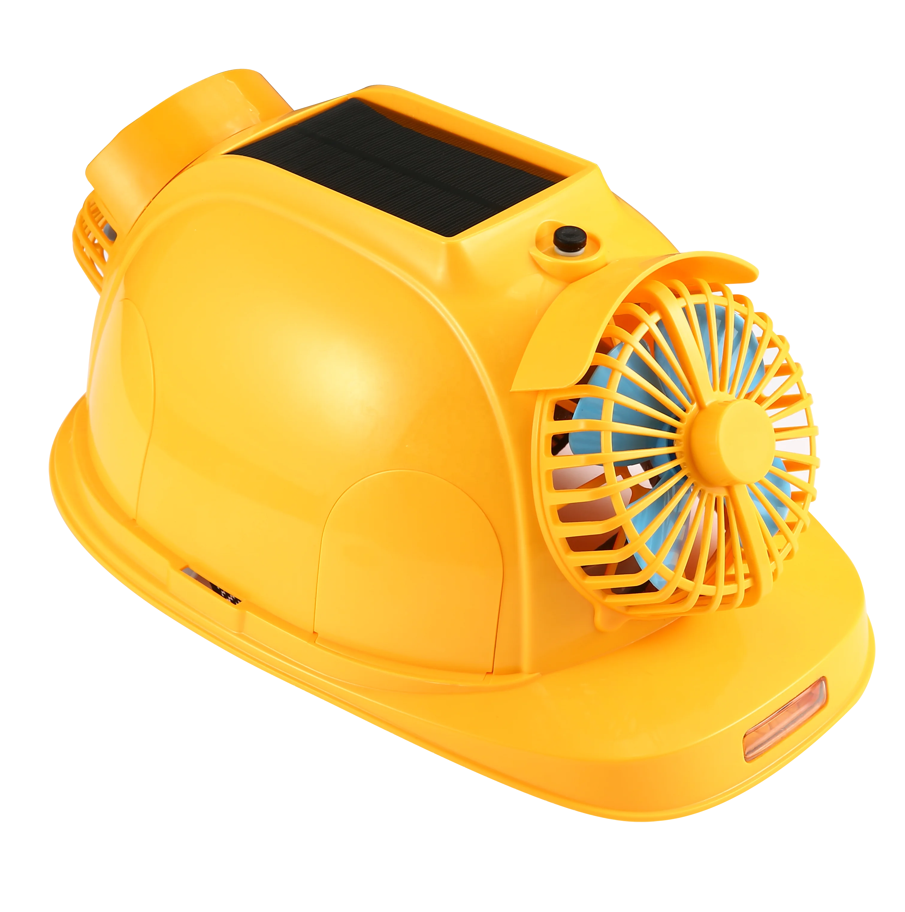 Bluetooth Helmet With Solar Air Conditioning Cooling System Fans and Charging Capabilities Hard Hat Product