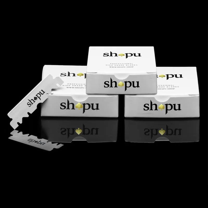 Single sided blades 100 blades per box Sharp and gentle for barber knives