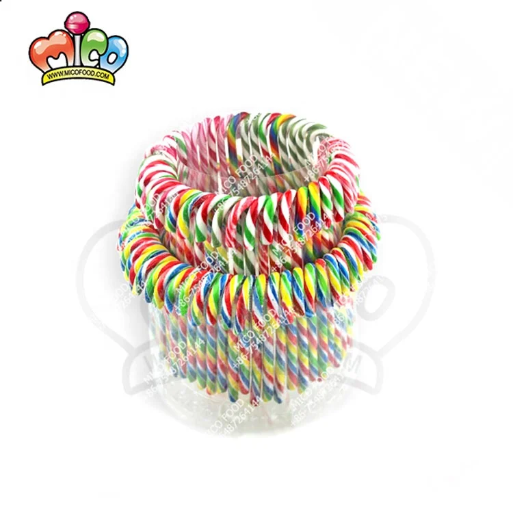 13g Halal Of Cane Shape Hard Candy Christmas Tree Package For Christmas