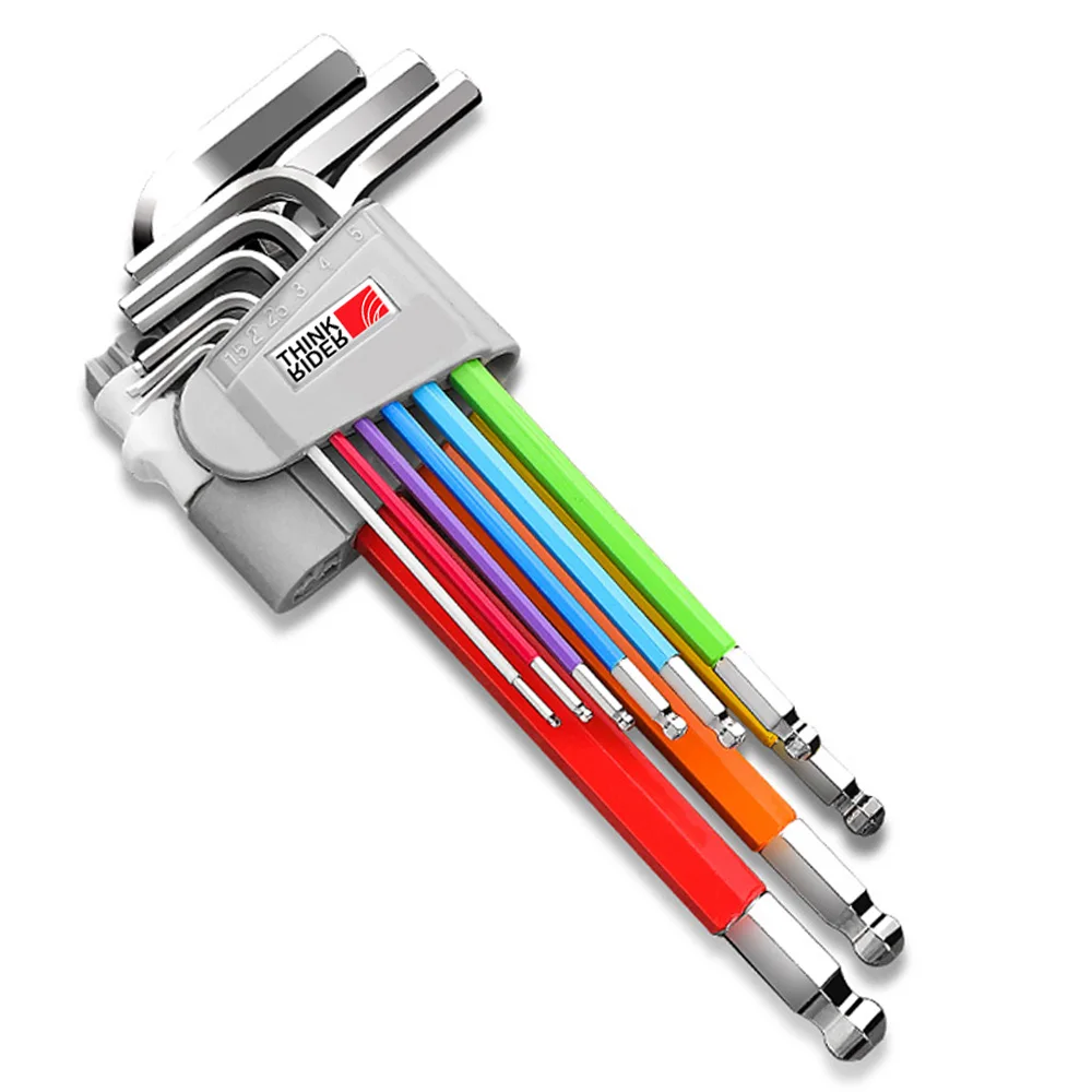 Hardware Tools Type security key allen key wrench for Hexagon Screw Spanner l-keys Ball Head Inner Hexagon hex Key Spanner Set