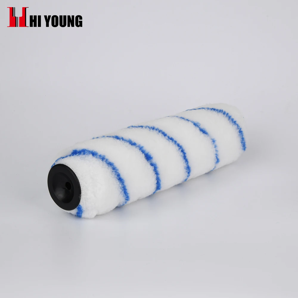 Wholesale Industrial Quality Epoxy Paint Roller Brush Polyamide Blue Stripe Painting Roller General Hand Tools