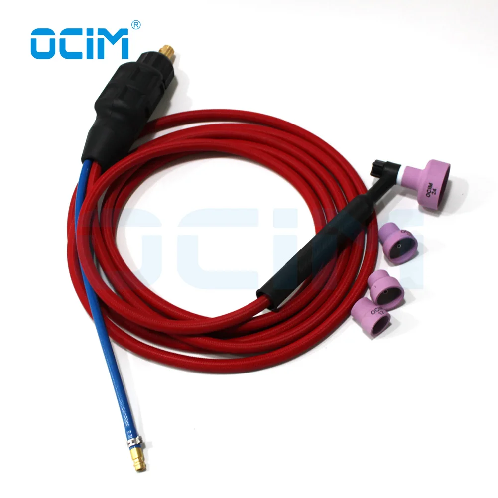 Сварочная горелка wp9 для сварки tig с супермягким кабелем и поворотным коннектором 1/2 дюйма