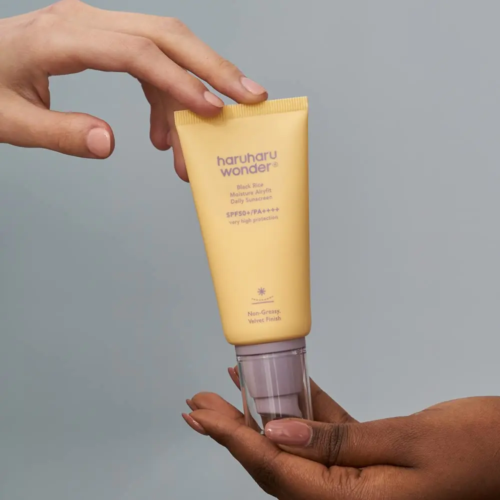 Haruharu Wonder Black Rice Moisture Airyfit Daily Sunscreen 50ml (1.69fl.oz) Reef Safe Formula Sunscreen