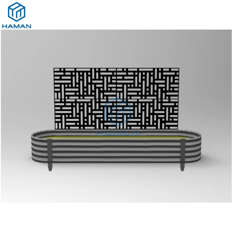Large Outdoor Galvanized Raised Garden Bed Metal Elevated Planter Box Kit for Flowers Herbs Fruits