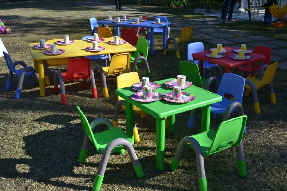 Children furniture sets kids plastic tables and chairs for party children table and chairs for preschool