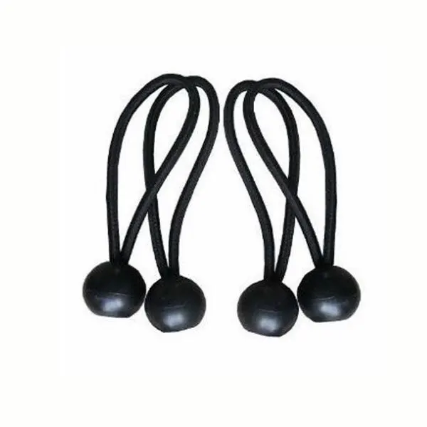 High quality bulk ball bungee cords Bungee Ties Black plastic balls elastic rope with ball