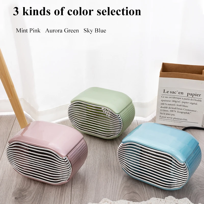 New portable electric heaters fan 1200W PTC Ceramic heat 2-speed portable mini low-noise household space heaters electric heater