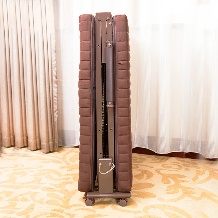 
Single steel bed extra guest foldable 