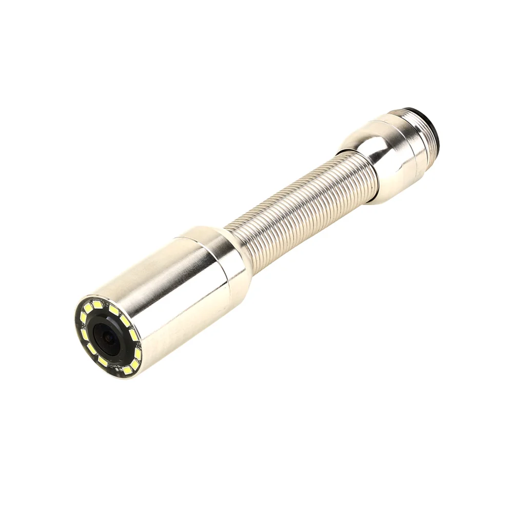 4.3 Monitor AHD 1000TVL16G Card IP68 Drain Sewer Pipeline Industrial Endoscope 50M 12 PCS LED 22mm Sewer Pipe Inspection Camera