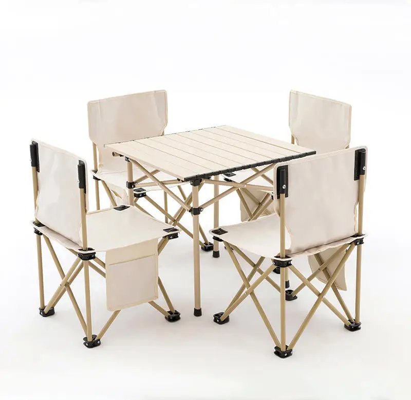 camping folding table and chairs set new design portable 5 Folding Table Chairs