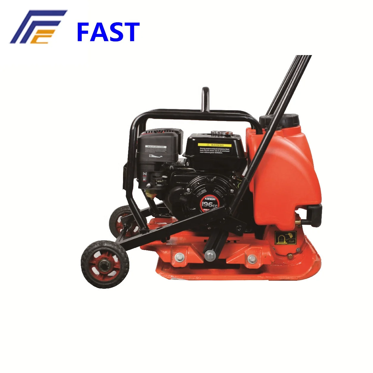 plate compactor paving tamper vibratory 196cc reversible concrete rammer with low center of gravity for road build