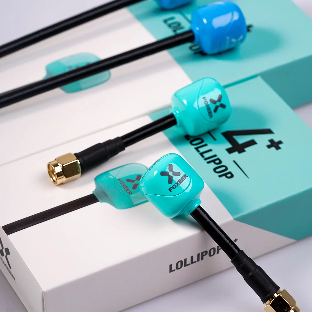 Foxeer Antenna Lollipop 4 Plus 4+ FPV Antenna 5.8G 2.6Dbi RHCP SMA RPSMA UFL MMCX FPV Omni LDS Antenna for FPV Racing Drone