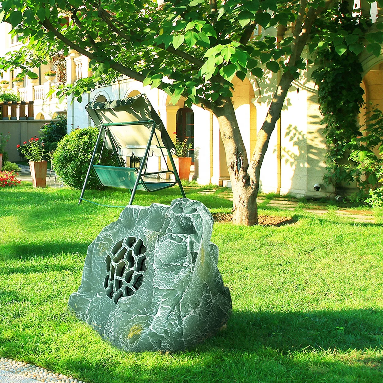 20w Public Address System Loud Powered Waterproof  Rock Shaped Speaker Garden pa Speaker Sound Outdoor Garden Speakers