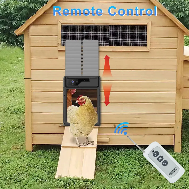 2024 New PIR Motion Detection  Remote Monitoring Automatic Chicken Coop Door With Camera For Poultry Farming