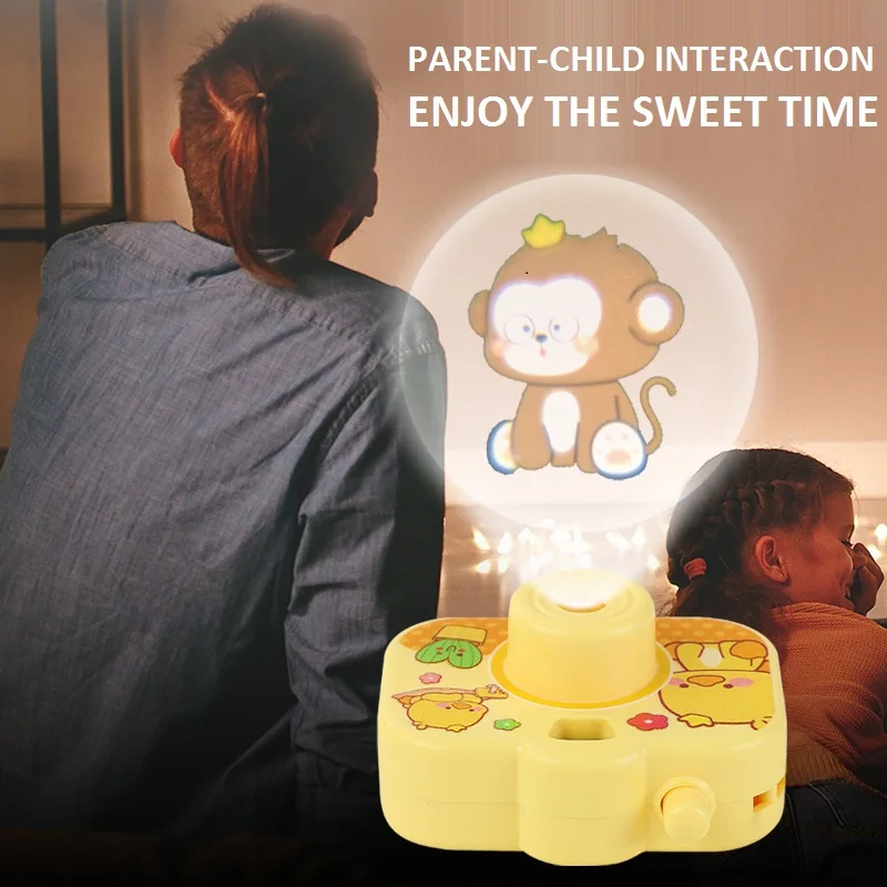 Early Education Projection Camera For Boys And Girls Mini Projection Camera Flashlight Toy Light Projector Children Toys