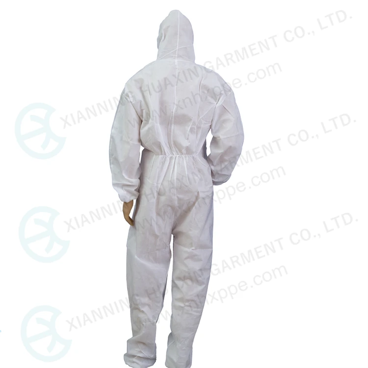 Disposable suit full body protection suit disposable overalls High Quality SMS Industrial Grade Disposable Protective Suits