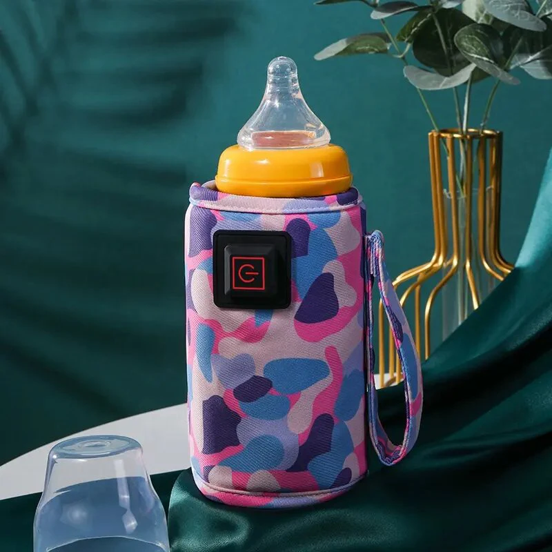 Wholesale USB Rechargeable Infant Feeding Bottle  Insulation Thermostat Portable Baby Bottle Warmer Bag