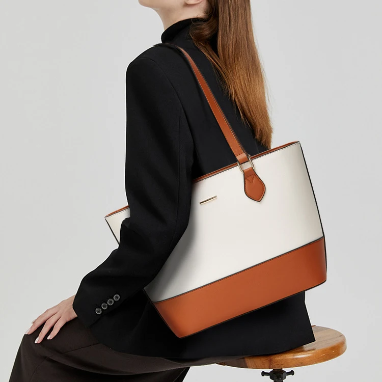 China factory wholesale ladies simple purse sets pu Leather handbag set 4 in 1 tote bags for women