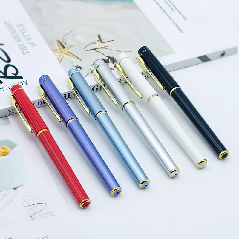 2022  cheap promotion promotional  plastic free gel ink  roller  pens with custom logo